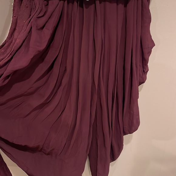 Sani Tara Dhoti Dress Burgundy and gold - Picture 8 of 8
